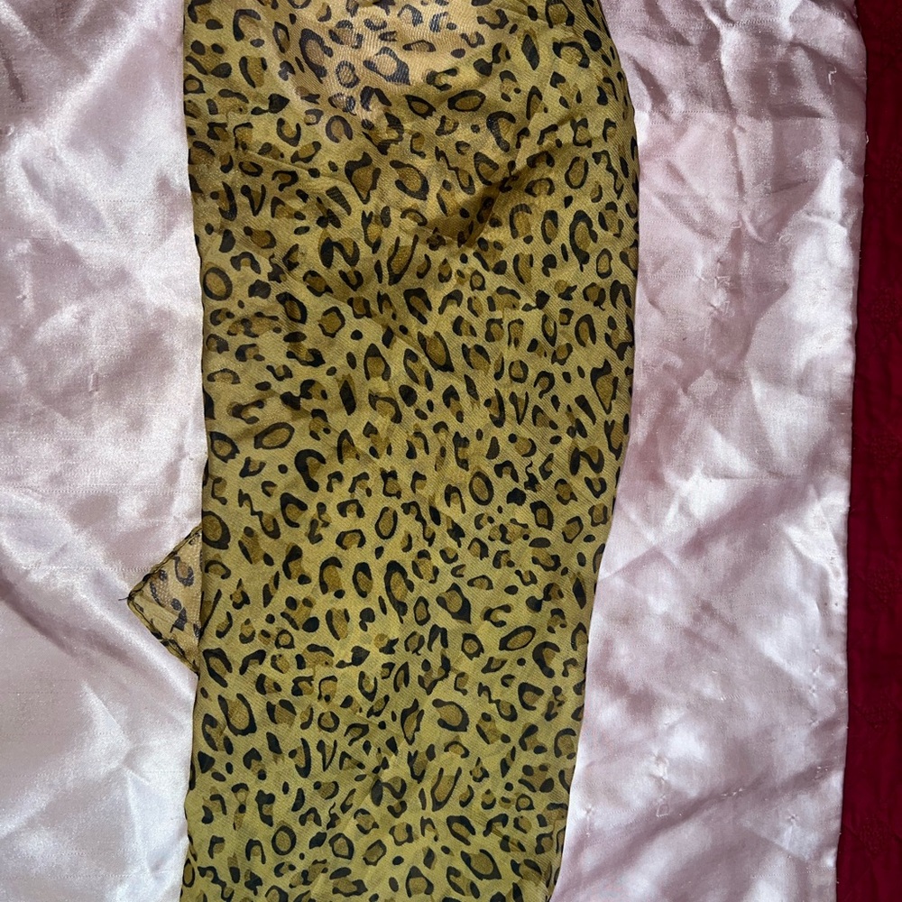 Leopard Print Women's Scarf